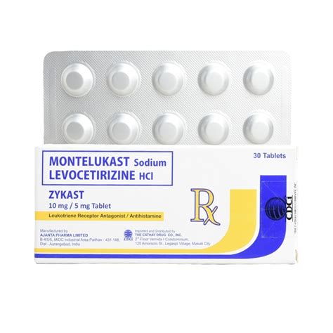 zykast generic price|CO ALTRIA, Montelukast Na Levocetirizine diHCl 10 .